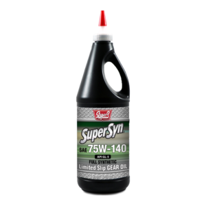 SuperSyn75W140Qt 300x300 - Aceite de engranaje GL-5 slip limitado 75W-140 Super S SuperSyn sintético
