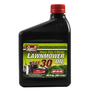 SUSLawnmowerOil20ozFront 300x300 - Super S lawnmower oil heavy duty 4-stroke sae 30 motor oil
